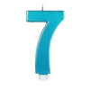 Vela 7 azul grande